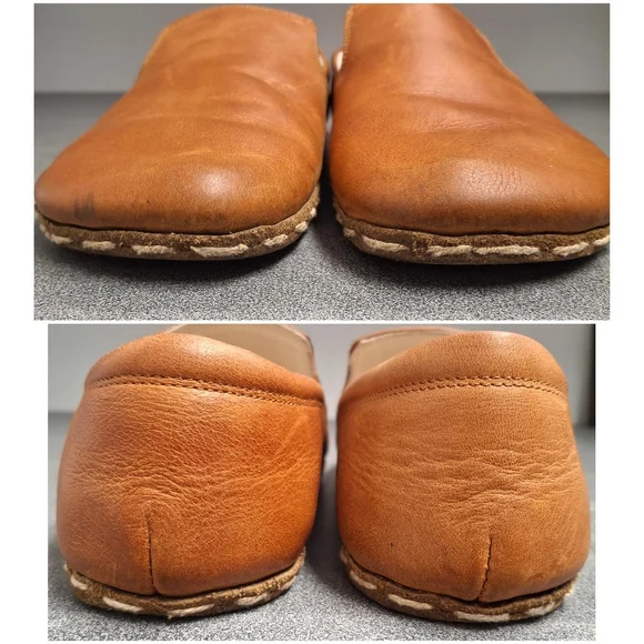 Earthing Harmony Honey Brown Leather Grounding Slip On Shoes 40 / 9 - Picture 9 of 12